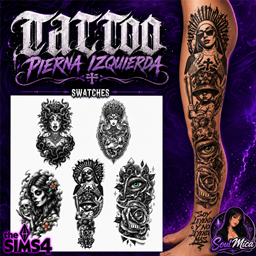 Tattoo pierna izquierda SoulMica project image