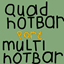QuadHotbar (MultiHotbar) logo