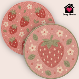 Sweet Strawberry Rugs