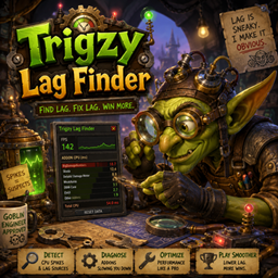 Trigzy Lag Finder logo