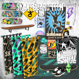 Skateboarder Teen Decors project image