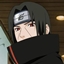 Animated Itachi Akatsuki UI logo