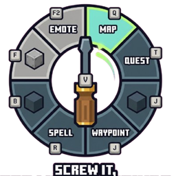 Screw it! Too many keybinds - Keybind Wheel project image