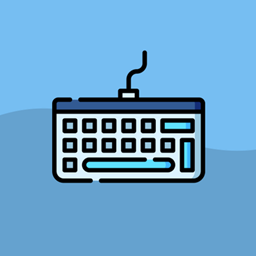 Keyboardable logo
