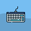 Keyboardable logo