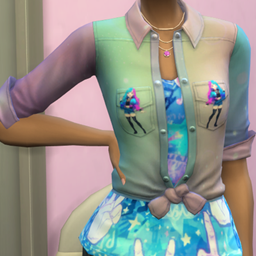 K-Pop Vibe Pastel Top logo