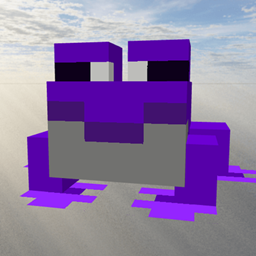 Purple totem frog project image