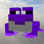 Purple totem frog logo