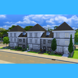 A nice street with terraced houses project image