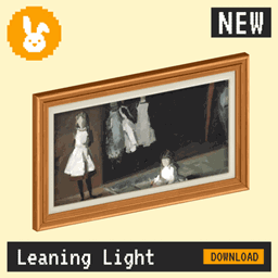 Raster Rabbit: Daily Drop - Leaning Light| FADING WARMTH Genre Collection (3 New Paintings)