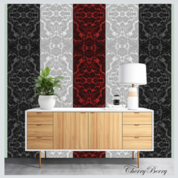Luxury lace wallpaper project image