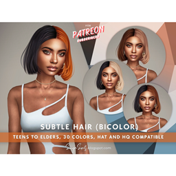 SONYASIMS - Subtle Hair BICOLOR VERSION (without floating strands) project image