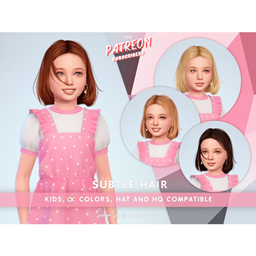 SONYASIMS - Subtle Hair (with floating strands) Kids project image