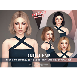 SONYASIMS - Subtle Hair (without floating strands) project image