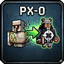 PX-0 logo