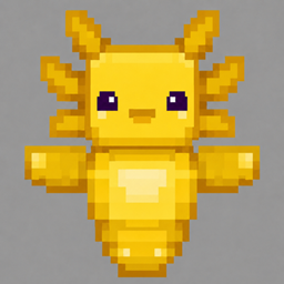 Cute Gold Axolotl Totem of Undying project image