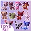 Pet Functional Toys Pack | 11 Playable Toys |  21 Swatches logo