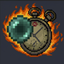 Combat log and ender pearl cooldown logo