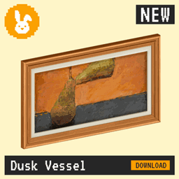 Raster Rabbit: Daily Drop - Dusk Vessel | FADING WARMTH Still Life Collection (3 New Paintings)