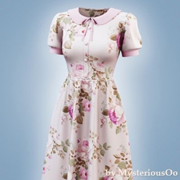 Adult - Floral collar dress project image
