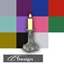 A candle holder that fits anywhere logo