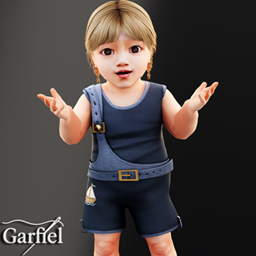 Infant - Sailboat romper with layered nautical charm logo