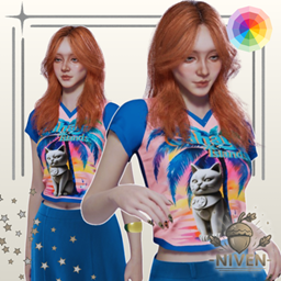 Cahaya Cat Temple T-Shirt logo