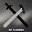 Ferous 3D Swords logo