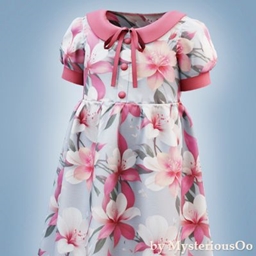 Toddler - Floral collar dress project image