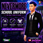  Nevermore uniform for male logo