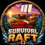 Hardcore Survival Raft World (Achivement On) logo