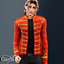 Adult - Pop icon inspired military jacket with gold trim logo