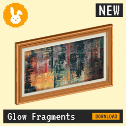 Raster Rabbit: Daily Drop - Glow Fragments | NIGHT ILLUMINATION Abstract Collection (3 New Paintings)