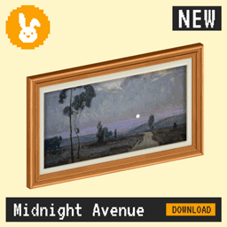 Raster Rabbit: Daily Drop - Midnight Avenue | NIGHT ILLUMINATION Landscape Collection (3 New Paintings)