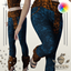 "Rizu" - Cheeta Pants with Leg Warmers logo
