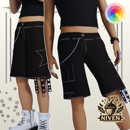 "Death Star" - Rock Bermudas Pants logo