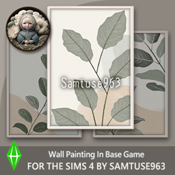 Wabi Sabi Plant Painting #2 Sellable Extra A Samtuse963
