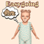 Easygoing | Infant Trait by babybeesims  /  Spanish translation by GatamolLunastra logo