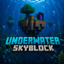 Underwater SkyBlock logo