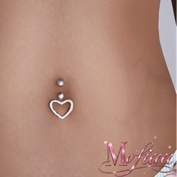 [Mvfiaa] Heart Belly Button Piercing logo
