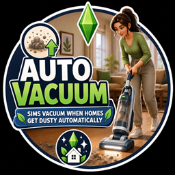 Auto Vacuum - Sims Vacuum When Homes Get Dusty Automatically project image