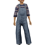 ANTON - kids denim dungarees logo