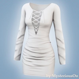 Lace up bodycon dress project image