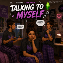 Talking To Myself V1 by JayESims x Jaye Hinson - Tradução PTBR logo