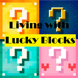 Living with Lucky Blocks logo