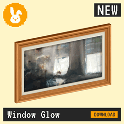 Raster Rabbit: Daily Drop - Window Glow | NIGHT ILLUMINATION Abstract Collection (3 New Paintings)