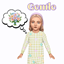 Gentle | Toddler Trait by babybeesims / Spanish translation by GatamolLunastra logo