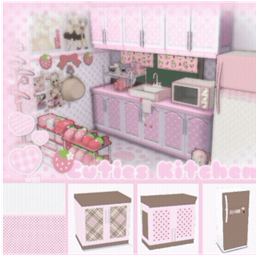 𝄞꒱ Sims 4 Cuties kitchen Ꮺ୧ ˚ logo
