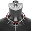[finistudio]Cross-punk metal necklace logo