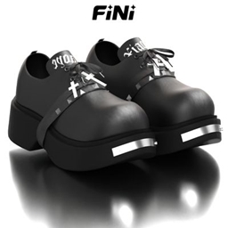 [finistudio]Bolted cross-shaped thick-toe shoes logo